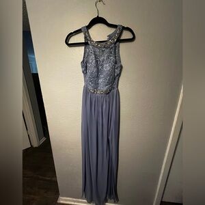 Lavender BCX Womens Embellished Junior Gown Dress